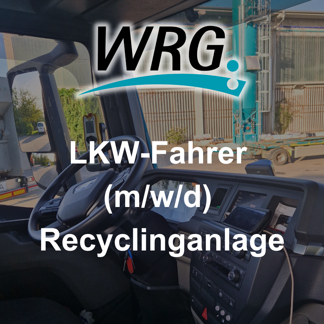 LKW-Fahrer (m/w/d) für die Recyclinganlage